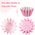 240 Pcs Grease-Resistant Mini Cupcake Liners Rainbow iridescence Heavy Duty Paper Muffin Baking Cups for Wedding Birthday Party Baby Shower(1.18 x...