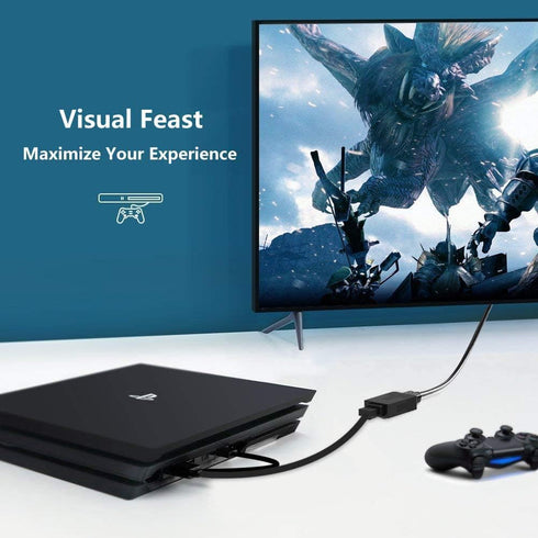 FOINNEX HDMI to DisplayPort Adapter, 4K@60Hz Not-Bidirectional HDMI to Display Port, Unidirectional HDMI Source to DP Display Male to Female for C...