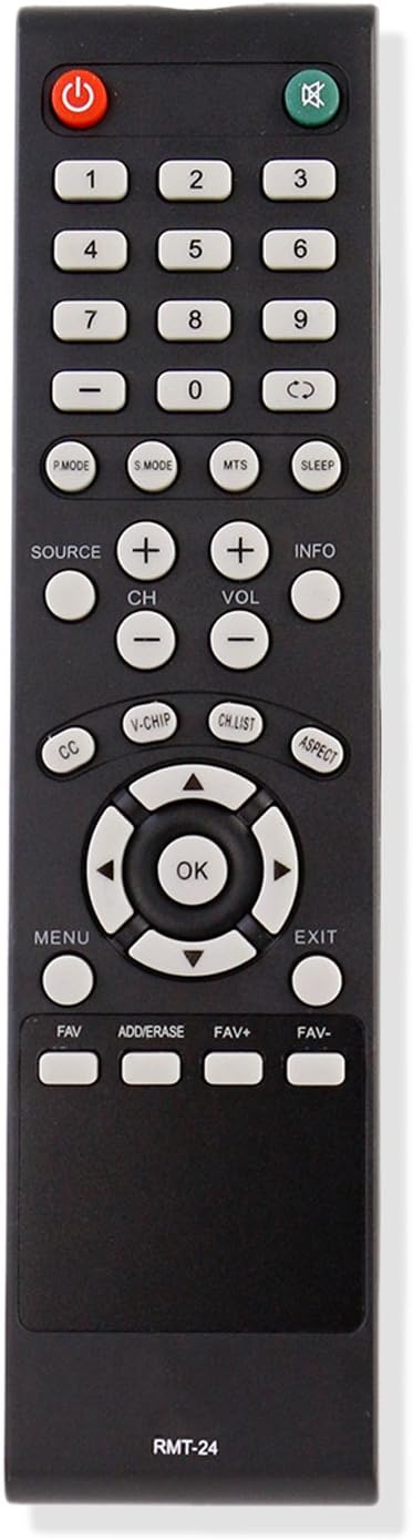 RMT-24 Replace Remote Control fit for Westinghouse TV DW39F1Y1 DW46F1Y2 DW50F1Y1 DWM32H1A1 DW39F1Y1 EU50F2G1 EUM24F1G1 EWM24F1Y1 WD32HB1120C WD50U...