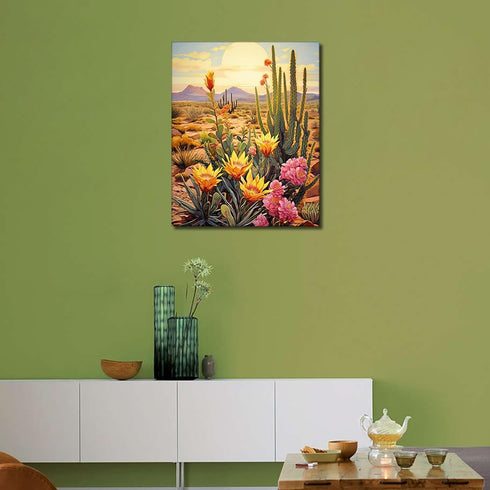TUMOVO Paint by Number for Adults Beautiful Wildflowers Paint by Numbers Adults' Paint-by-Number Kits DIY Paint by Number KIts Canvas Arts Craft f...