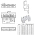 1550PCS JST PH 2.0mm Connector Assortment Kit 2.0mm Pitch Male Female 2/3/4/5/6/7/8/9/10 Pin Housing Adapter Plug Terminal...