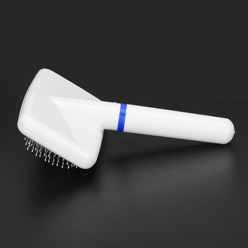Small Dog Hair Comb, Grooming Slicker Brush, Stainless Steel Deshedding Dematting Brush, Rotating Head for Dogs and Cats...