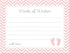 MyExpression.com 48 Cnt Pink Baby Feet Footprint Advice Cards...