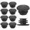 10PCS Handlebar End Plugs, 2.7 Cm/1 Inch Bike Handlebar End Caps, Rubber Handlebar Plugs, Mountain Bike Handlebar Ends Bike Cable End Caps for Mos...