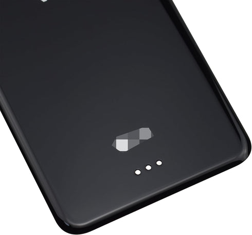 New Aurora Black Acrylic Glass Back Panel Cover Replacement for LG V50 ThinQ 5G LM-V500 with Camera's Glass Lens and Frame with Pre Cut Adhesive a...