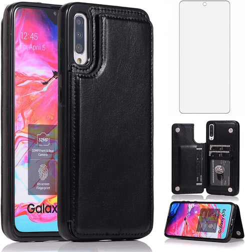 NKECXKJ Design for Samsung Galaxy A50/A30s/A50s Wallet Case,PU Leather Phone Cases with Screen Protector Card Holder,Stand Shockproof Flip Protect...