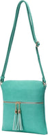 Solene Womens Lightweight Medium Crossbody Purse with Tassel, Perfect Size Crossbody Bags for Daily Use, travel...