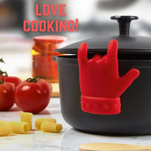Love Cooking Utensil Holder! Kitchen Countertop Spoon Rest | Attach to Pots & Pans | Release Steam | Non-slip | Heat-resistant | High-Quality Food...