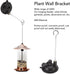 Yosoo 3 Pcs Bird Feeder Wall Mount, Feeders Birds Window Suction Cups with Hooks Suitable for Wind Plant Decoration Hanging...