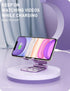 i-Blason Cell Phone Stand for Desk, Cell Phone Holder, Fits All Smart Phones, iPhone 16 15 14 13 Pro Max, Foldable Phone Stand Holder, Purple...