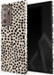BURGA Phone Case Compatible with Samsung Galaxy Note 20 Ultra - Hybrid 2-Layer Hard Shell + Silicone Protective Case -Black Polka Dots Pattern Nud...