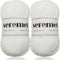 4Ply Acrylic Soft Yarn 2 Balls 1Pack, 2 Pcs Crochet Yarn Total 100g (3.4oz) / 260m (280Yds), Crocheting/Knitting #4 Medium Yarns, Worsted Beautifu...