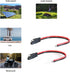 SAE Connector Cable,16AWG 1FT 2 Pin SAE Quick Connector Disconnect Plug for Solar Panel Car Motorcycle(2 Pack)...