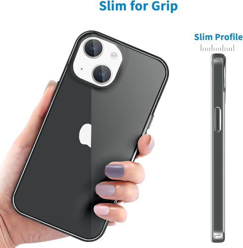 JJGoo Compatible with iPhone 14 Plus Case Clear, Transparent Soft Shockproof Protective Slim Thin Bumper Cover Phone Case for iPhone 14 Plus - 6.7...