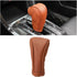 Car Gear Shift Cover, Waterproof PU Leather Manual/Automatic Automotive Gear Stick Shift Knob Rod Dust Cover Protector with Velcro, Vehicle Interi...