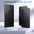 for Samsung Galaxy S24 Ultra Camera Lens Protector, Tempered Glass Lens Protector Aluminum Alloy Ring Anti Scratch Decorative Camera Cover Fit for...