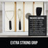 GORILLA GRIP powerGRIP Drawer Shelf and Cabinet Liner, Thick Strong Hold, Non-Adhesive Liners Protect Kitchen Cabinets and Cupboard, Bathroom Draw...