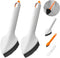 Scrub Brush for Cleaning with Long Handle, Multifunctional 3 in 1 Medium Stiff Cleaning Brush, Household Cleaning Brush for Bathroom, Kitchen, Bat...