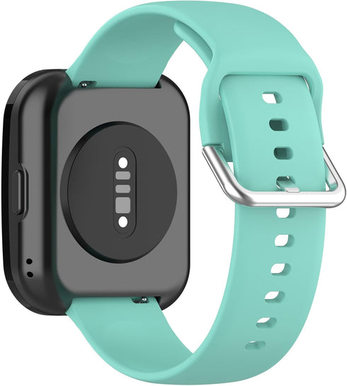 PACK 5 Silicone Bands for Veryfit Smart Watch IDW16 Replacement Wristbands for Women Men, Adjustable Soft Waterproof Sport Bands Compatible With T...