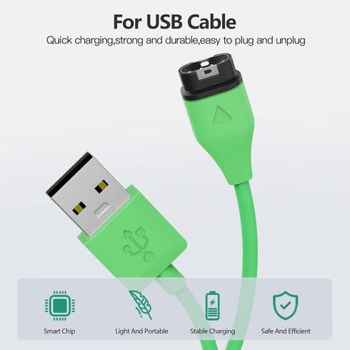 AWINNER Compatible with Garmin Watch Charger Cable (USB A -2 Pack)......