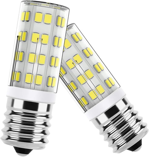 Microwave Light Bulb Over Stove Appliance Replacement 40W Incandescent for Refrigerator, Range Hood E17 Intermediate Base 4W 450lm dimmable Daylig...