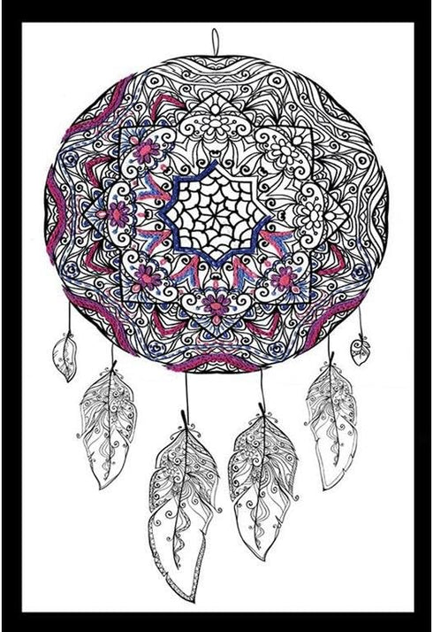 Design Works Crafts Zenbroidery, Dream Catcher, 10" x 16" Craft Kit, Various......