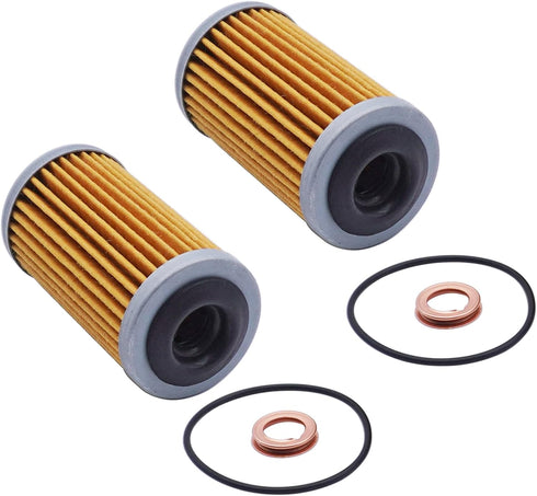 Transmission Oil Filter with Gasket & Drain Washer 31726-28X0A 31726-3JX0A Compatible with Nissan Altima Maxima Quest Versa, Suzuki Swift, Mitsubi...