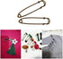 50 Pcs Safety Pins Heavy Duty Large Safety Pins Steel (Brown)...