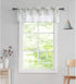 FMFUNCTEX White Valance Curtains for Windows Print Tree Branch Semi Sheer Valance Grey Green Rod Pocket Window Treatment 1 Panel, 50 x 15 Inches...