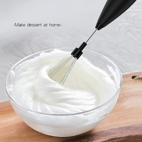 Double whisk Milk Frother Handheld electric mixer, Egg Beater, Foam Maker for Coffee, Latte, and Cappuccino, matcha whisk Drink Mixer, kitchen gad...