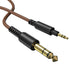 OneOdio Fusion A71/HiFi/Pro C/Pro M Wired Headphones Audio Cable Brown - 6.35mm to 3.5mm......
