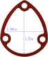 GS1 Aftermarket Gasket Kit fits Hitachi NR83A and NV83A Series Nailers (5 PACK)...