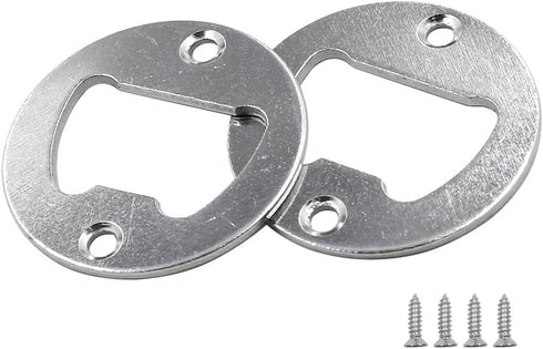 Biaungdo 20PCS 40mm Wall Mounted Bottle Opener Round Bottle Opener Inset with Screws for Beer Cap Coke Bottle...