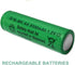 12 Packs High Performance Ni-MH 1.2V AA 2500mAh Rechargable Batteries for Solar Garden Lights, Remotes, Mice...