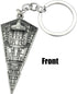 NW GenHaoQi Surrounding Key Ring,Silver ,Large...