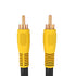Cmple - RCA Subwoofer Cable 3 ft Digital Coaxial Audio Cable Composite Audio/Video Cord 1-RCA Cable Male to Male Coaxial RCA Cables for Home Theat...