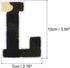 MECCANIXITY Chenille Letter Patches Embroidered Sew On Patches Camouflage L Alphabet Letter Patches for DIY Craft Supplies Clothing Bag Jeans Hats...