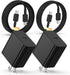 45W Super Fast Charger Type C,2 Pack 45 Watt USB-C PD/PPS Wall Charging Block,6/10 FT Type C to Type C Cable for Samsung Galaxy S23 Ultra/S23+/S22...
