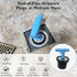 Mechanical Test, Seal & Cleanout Pipe Plug, 2-1/16" to 2-9/16" Expandable Rubber Plug Sewer Cleanout Cap Cover for DWV Testing, Boat Handle Drain ...