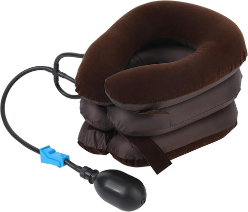 Cervical Neck Device Neck Support Traction Inflatable Air Pillow for Pain Relief...