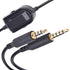 Replacement A10 Cord A40 Audio Talkback Chat Cable Inline Mute Volume Control Lead Compatible with Astro A10 A40 A30 A50 Gaming Headset Cord Xbox ...