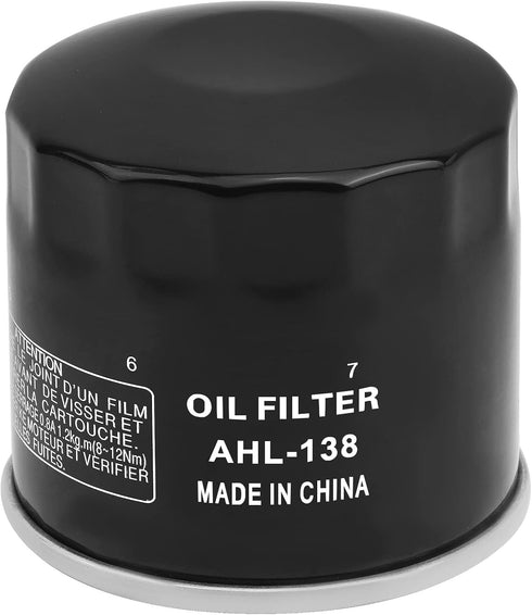 AHL 138 Oil Filter for Arctic Cat 375 2X4 376 2002/400 4X4 400 2001-2007...