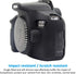 Camera Case for Canon EOS Rebel T6 T7 T5, Anti-Scratch Soft Silicone Protective Cover Protector Skin for Canon EOS 1500D Rebel T7 / EOS 1300D Rebe...