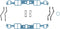 FEL-PRO MS 90314-3 Engine Intake Manifold Gasket Set for Chevrolet Corvette...