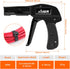 Zhushan Cable Tie Gun and Tool Set - Fastening, Flush Cutting, and Organizing with Steel Handle Zip Tie Tool for Nylon Cable Ties - Includes 50PC ...