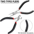 2 Pack Zipper Repair Kit Zipper Install Pliers Tool to Replacement Zipper, Hand Fix A Zipper Tool...