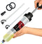 Thorstone Automotive Fluid Extractor Pump, Oil Change Syringe with Hose, Manual Fuel Suction & Filler, Fluid Oil Change Evacuator (7 Oz./0.21 Qt./...