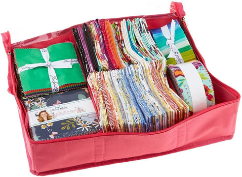 Missouri Star Storage Bag for Precut Fabrics for Quilting | Sewing Box Organizer Holds Fat Quarters, Charm Packs, Layer Cakes NOT4051 Missouri Sta...