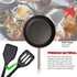 Silicone Small Serving Spatula Set of 4, Mini Silicone Spatula Turner for Kitchen Use, Small Silicone Spatulas for Egg, Steak, Pancake...
