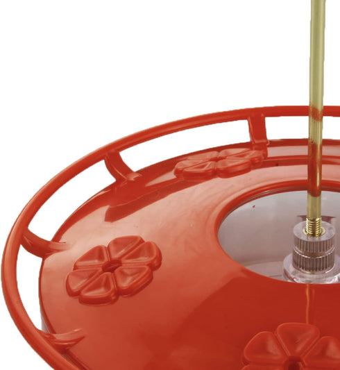 Hummingbirds Feeders for Outdoors Hanging – Bird Feeder with 5 Feeding Ports – Heavy Duty Plastic Humming Bird Feeder with Alloy Steel Hanging Rod...